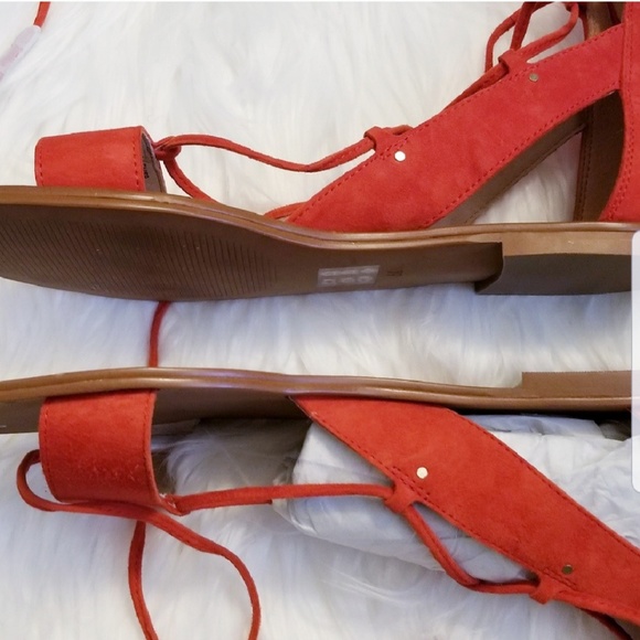 Madewell ❤ Bridget Gladiator Leather Suede Sandals - Picture 5 of 8